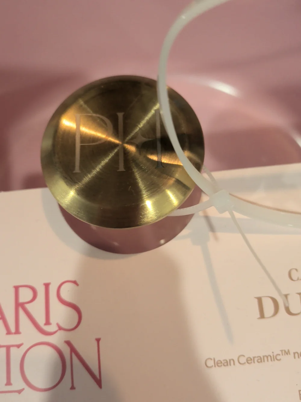 Paris Hilton Pink Dutch Oven with Gold Knob